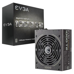 PSU: EVGA SuperNOVA 1000 T2, 80+ TITANIUM 1000W (2020)